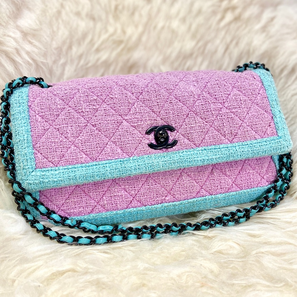 Chanel Tweed Flap Bag